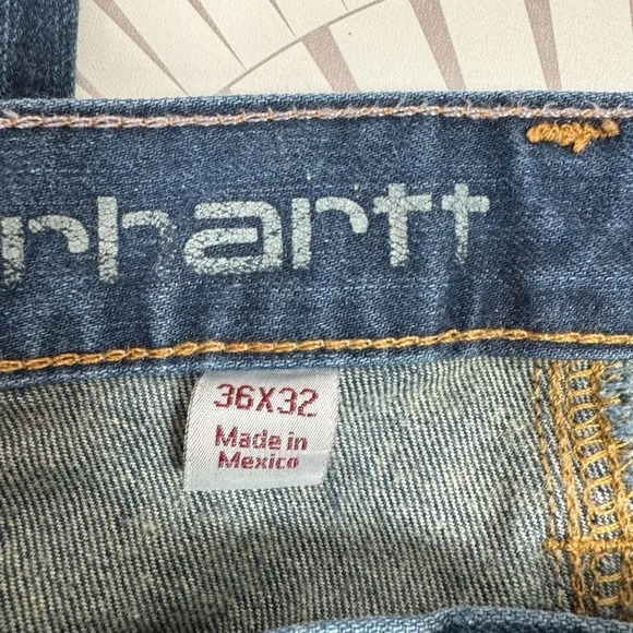 Carhartt Men’s Straight Leg Denim Pants‎ 36x32 - Picture 3 of 9